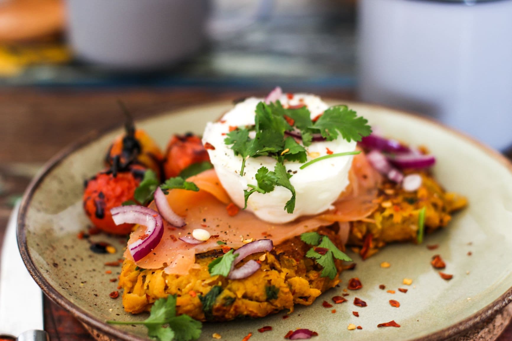 Autumn Stuffed Sweet Potato