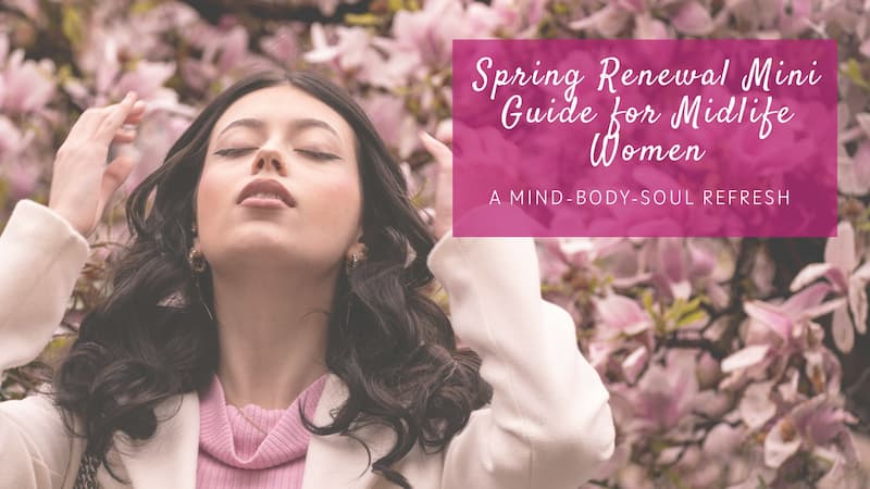 Woman Enthralled With Spring Renewal